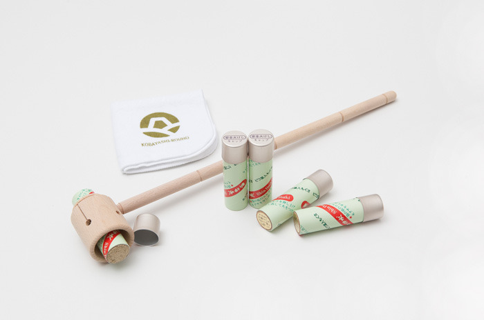 ハンカチタオル & 安全器具付棒灸セット(新伊吹)<br>