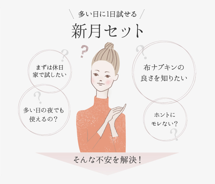 多い日に試せる　新月セット