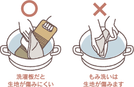 アルカリ性のシャボンスイーツで部分洗い